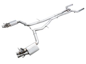Mercedes-Benz C63 AMG Performance Exhaust - AWE Tuning - Cat Back, SwitchPath - `19-`21